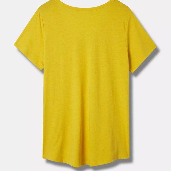 Torrid Girlfriend Signature Jersey V-Neck Tee 4X - Picture 2 of 16